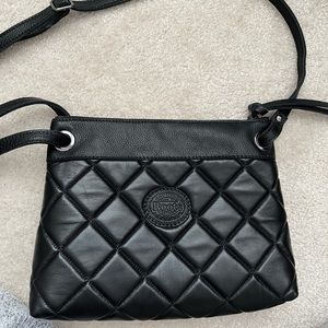 Brand New Leather Roots Crossbody Purse